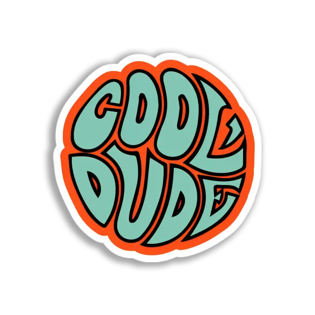 Cooler Typ Logo-Sticker