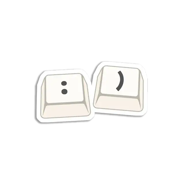 Smile Keys Sticker