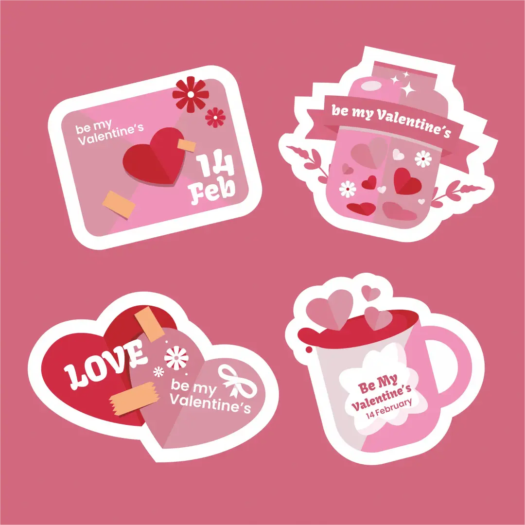 Sei mein Valentinsschatz Sticker
