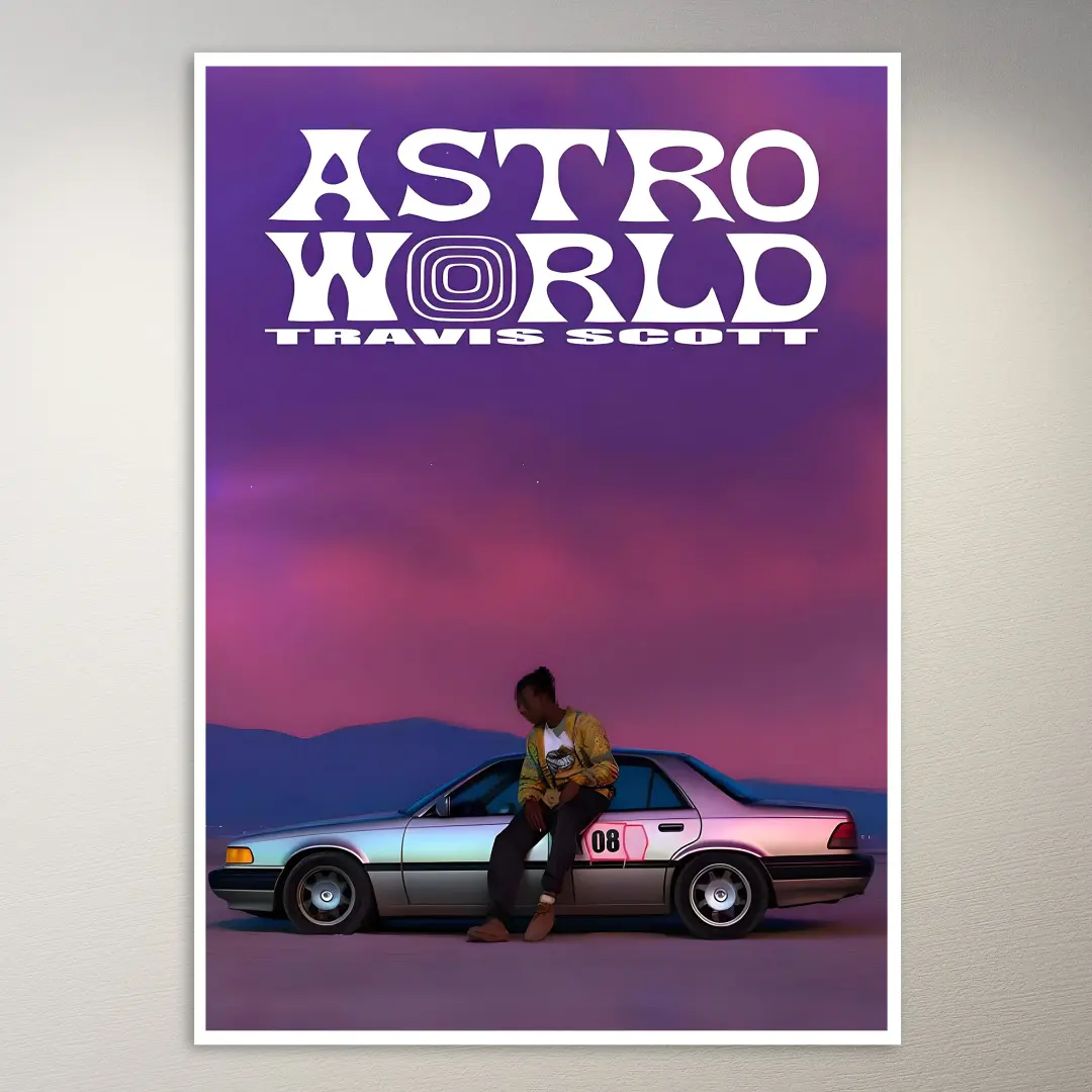 ملصق فني Astro World | ملصق فني موسيقي